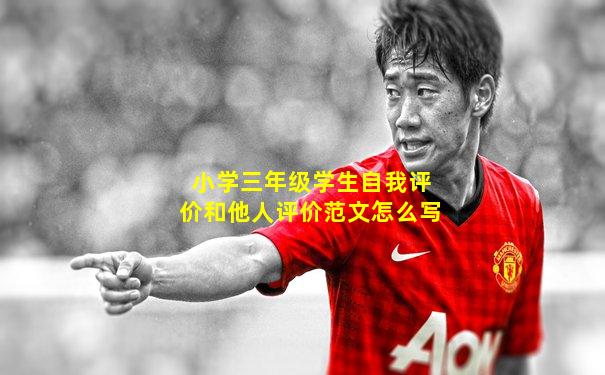 小学三年级学生自我评价和他人评价范文怎么写