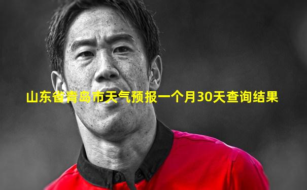 山东省青岛市天气预报一个月30天查询结果