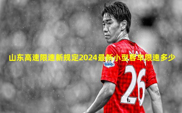 山东高速限速新规定2024最新小型客车限速多少