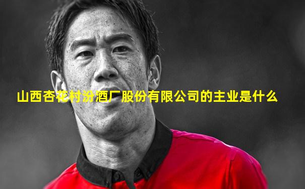 山西杏花村汾酒厂股份有限公司的主业是什么