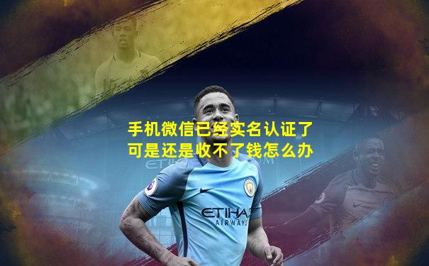 手机微信已经实名认证了可是还是收不了钱怎么办