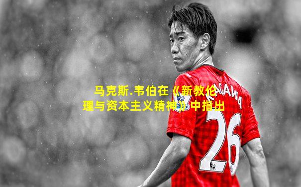 马克斯.韦伯在《新教伦理与资本主义精神》中指出